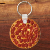 Pizza Peperoni Sleutelhanger (Voorkant)