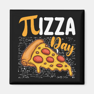 Pizza Pi-dag Wiskunde Wiskunde Liefhebbers Magneet