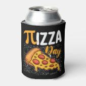 Pizza Pi Day Wiskunde Wiskunde Liefhebbers Blikjeskoeler (Blikje Voorkant)