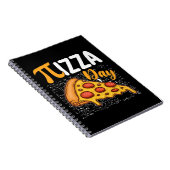 Pizza Pi Day Wiskunde Wiskunde Liefhebbers Notitieboek (Rechterzijde)