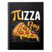 Pizza Pi Day Wiskunde Wiskunde Liefhebbers Notitieboek (Voorkant)