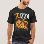 Pizza Pi Day Wiskunde Wiskunde Liefhebbers T-shirt (Voorkant)