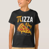 Pizza Pi Day Wiskunde Wiskunde Liefhebbers T-shirt (Voorkant)