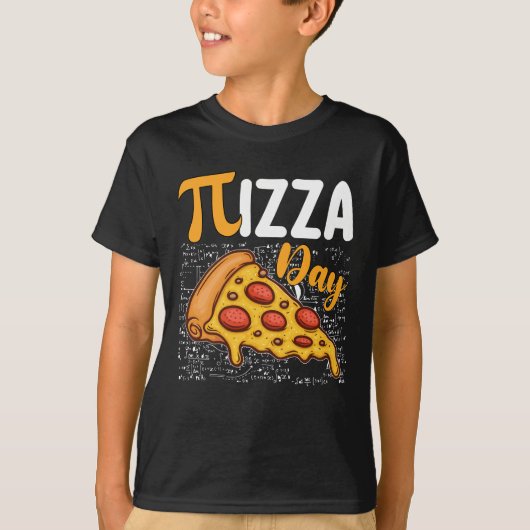 Pizza Pi Day Wiskunde Wiskunde Liefhebbers T-shirt (Voorkant)