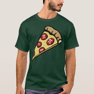 Pizza pi Funny pizza pie met i Toppings Wiskunde 2 T-shirt