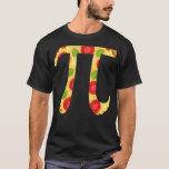 Pizza Pi: Italiaans voedsel Pizza Eater Mathematic T-shirt<br><div class="desc">Pizza Pi: Italiaans voedsel Pizza Eater Mathematicus</div>