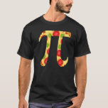 Pizza Pi: Italiaans voedsel Pizza Eater Mathematic T-shirt<br><div class="desc">Pizza Pi: Italiaans voedselspecialiste Eater Mathematicus.</div>