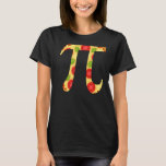 Pizza Pi: Italiaans voedsel Pizza Eater Mathematic T-shirt<br><div class="desc">Pizza Pi: Italiaans voedsel Pizza Eater Mathematicus</div>