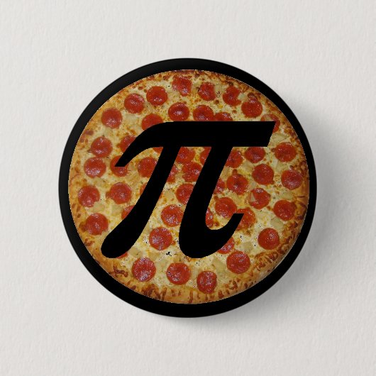 Pizza PI Ronde Button 5,7 Cm (Voorkant)