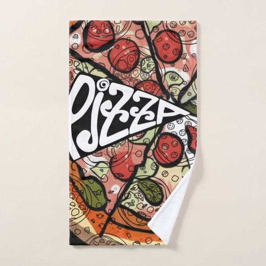 Pizza Pie Bad Handdoek (Handdoek)