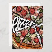 Pizza Pie Feestdagenkaart (Voorkant / Achterkant)