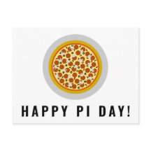 Pizza Pie Happy Pi Day | Pepperoni paddestoel Oliv
