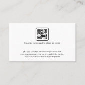 Pizza Pie Illustratie | steenoven Visitekaartje (Achterkant)