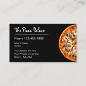 Pizza Pie Italiaans restaurant Visitekaartje (Voorkant)