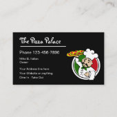 Pizza Pie Italiaans Restaurant Visitekaartje (Voorkant)