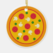 Pizza Pie Keramisch Ornament (Voorkant)