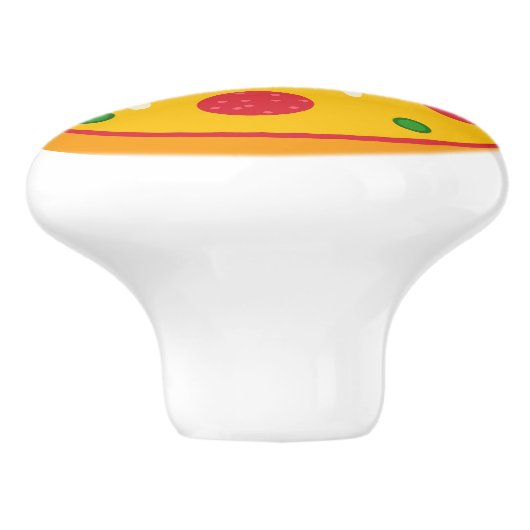 Pizza Pie Keramische Knop (Zijkant)