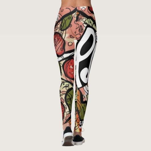 Pizza Pie Leggings (Achterkant)