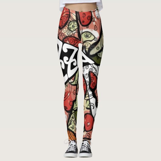 Pizza Pie Leggings (Voorkant)