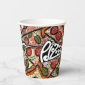 Pizza Pie Papieren Bekers (Voorkant)