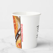 Pizza Pie Restaurant Naam Papieren Bekers (Links)