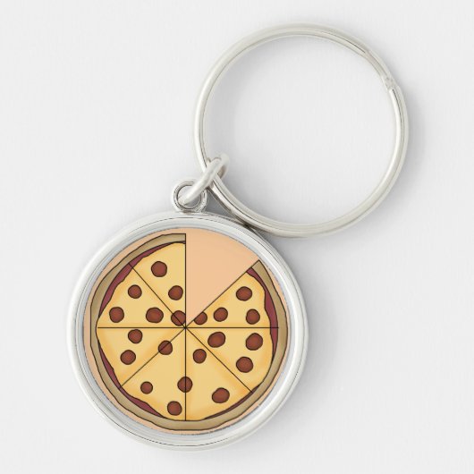 Pizza Pie Sleutelhanger (Voorkant)