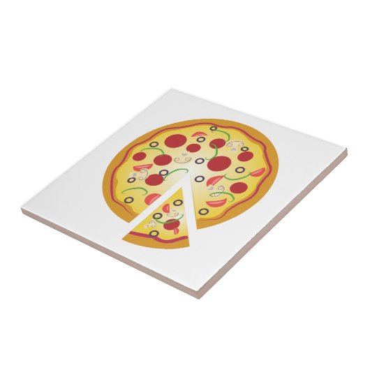 Pizza Pie Tegeltje (Zijkant)