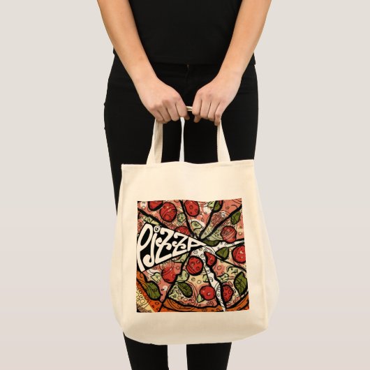 Pizza Pie Tote Bag (Voorkant (product))