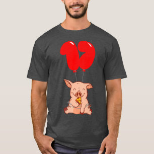 Pizza Pig - 17e verjaardag - Kinder ballonpartij T-shirt
