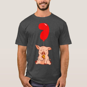 Pizza Pig - 7th Birthday - Kinder ballonpartij 228 T-shirt