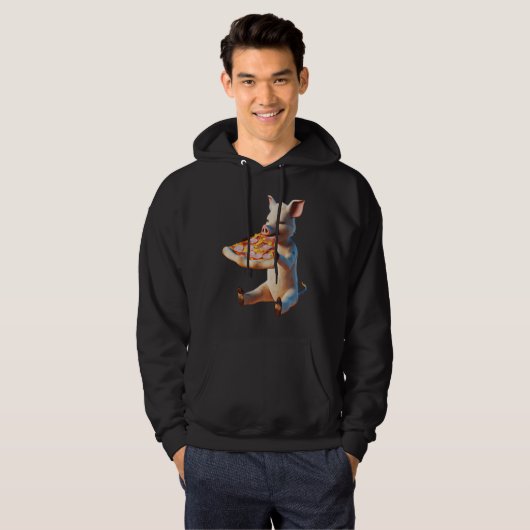 Pizza Pig Hoodie (Voorkant volledig)