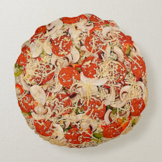 Pizza Pillow Rond Kussen