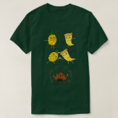 Pizza Pineapple Fusion Hawaii T-shirt (Design voorkant)