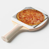 Pizza Ping Pong Paddle Tafeltennisbatje (Voorkant Gekanteld)