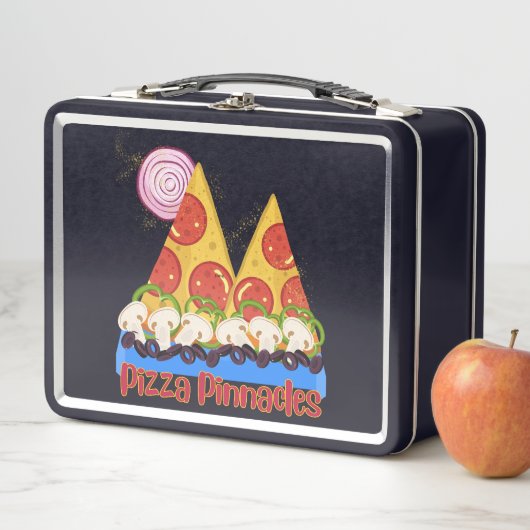 Pizza Pinnacles lunchbox (In situ)