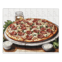 Pizza Pizza Pizza Acryl Puzzel