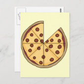 Pizza Pizza Pizza Briefkaart (Voorkant / Achterkant)