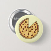 Pizza Pizza Pizza Ronde Button 5,7 Cm (Voorkant /achterkant)