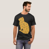 Pizza  Pizzaiolo Pizza Cat T-shirt (Voorkant volledig)