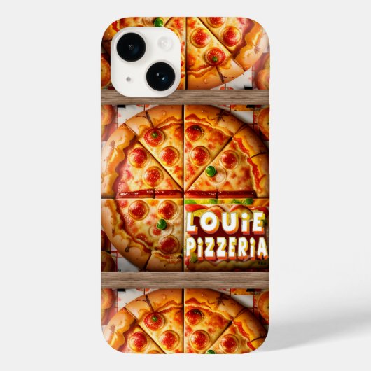 Pizza Pizzeria Design Case-Mate iPhone Case (Achterkant)