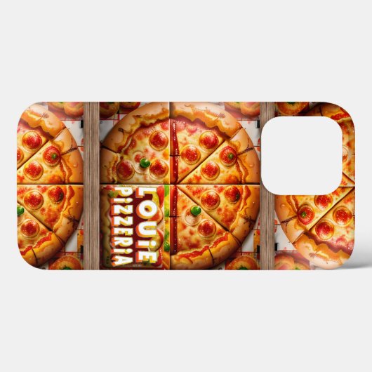 Pizza Pizzeria Design Case-Mate iPhone Case (Achterkant (horizontaal))