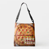 Pizza Pizzeria Design Crossbody Tas (Achterkant)