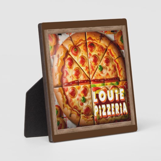 Pizza Pizzeria Design Fotoplaat (Voorkant)