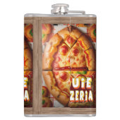 Pizza Pizzeria Design Heupfles (Achterkant)