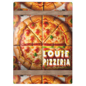Pizza Pizzeria Design Klembord (Achterkant)