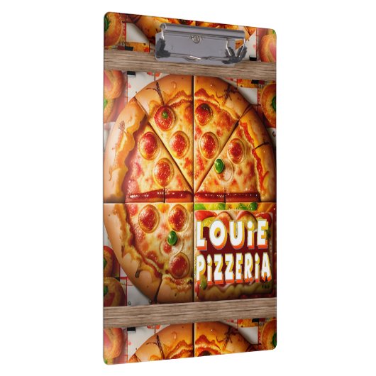 Pizza Pizzeria Design Klembord (Rechts)