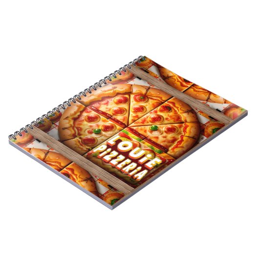 Pizza Pizzeria Design Notitieboek (Linkerzijde)