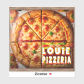 Pizza Pizzeria Design Sticker (Vel)