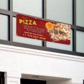 Pizza Place Aangepaste Banner (Buitenkant Gebouw)