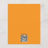 Pizza Place Aangepaste Bewerkbare Flyer (Achterkant)